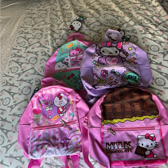 Hello kitty accessories brand hair bow/coloring book/mini backpack/hats/guitar - Picture 1 of 5